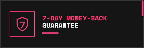7-day money-back guarantee